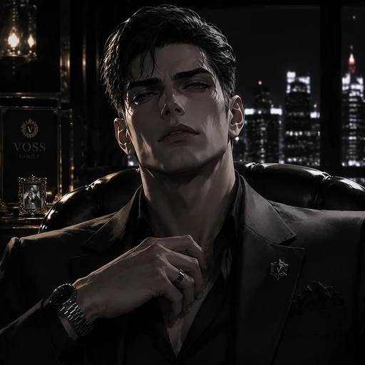 Dante Voss — Spicy Chat AI Mafia King Dark Romance Character Avatar